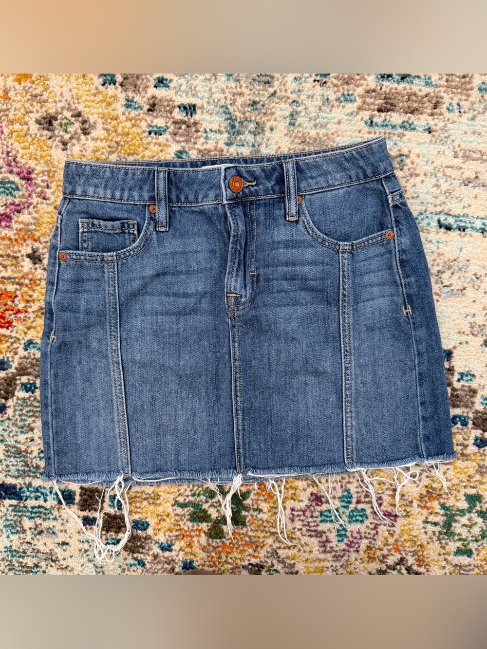 Hidden Los Angeles Denim Mini Skirt